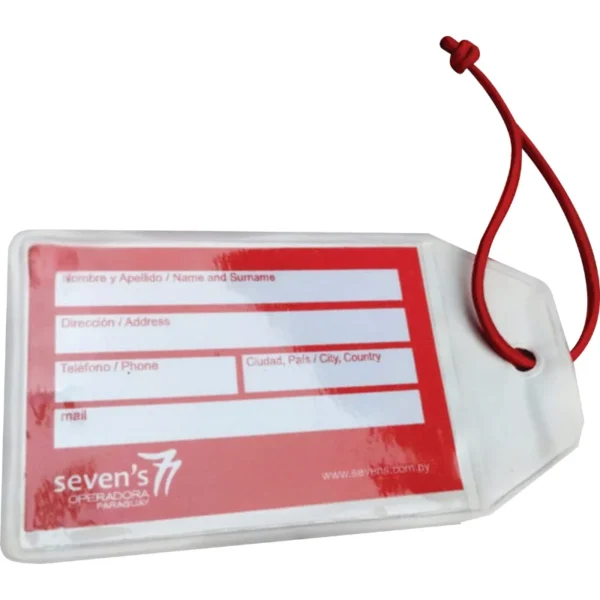 Identificador p/ Maletas en PVC Cristal - Imagen 2