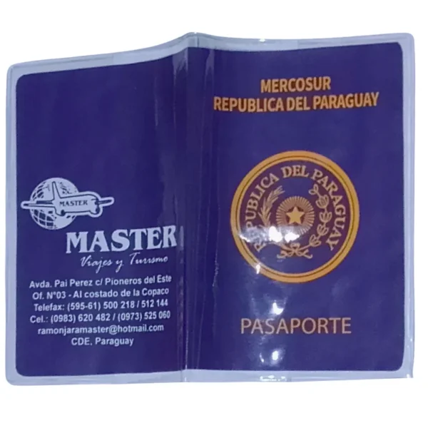 Funda de p/ pasaporte en PVC Cristal - Imagen 6