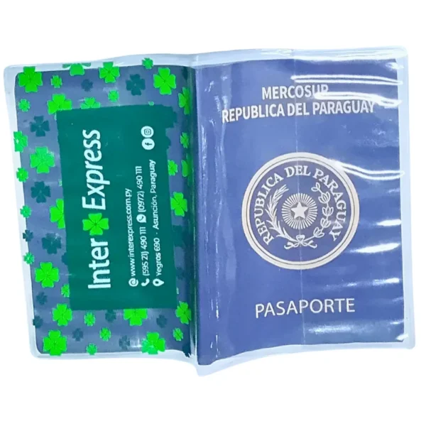 Funda de p/ pasaporte en PVC Cristal - Imagen 5