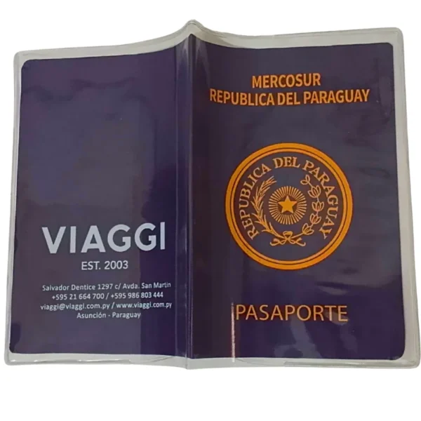 Funda de p/ pasaporte en PVC Cristal - Imagen 2