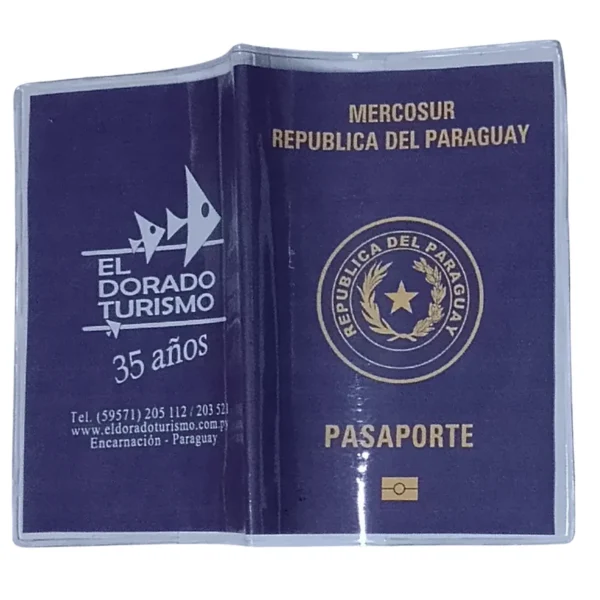 Funda de p/ pasaporte en PVC Cristal - Imagen 4