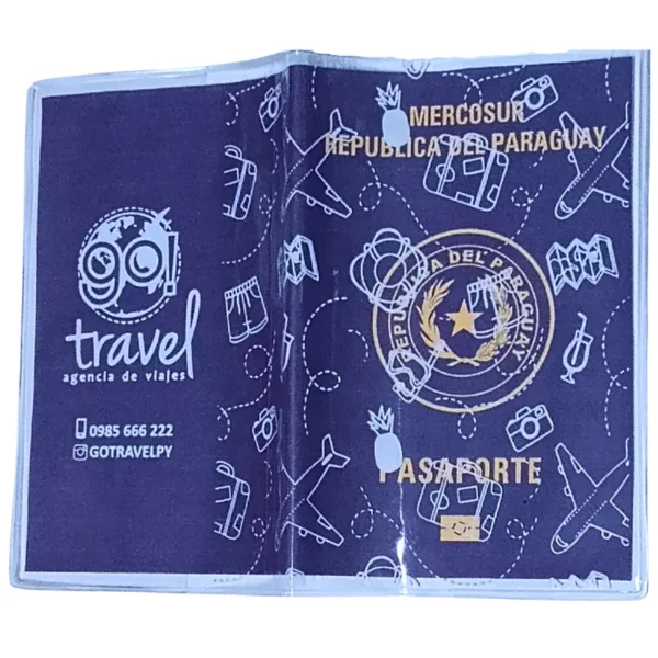 Funda de p/ pasaporte en PVC Cristal - Imagen 3