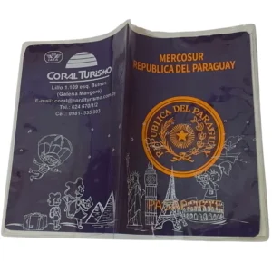 Funda de p/ pasaporte en PVC Cristal