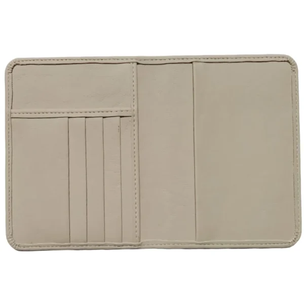 Funda p/ pasaporte en símil cuero con porta tarjetas - Imagen 5