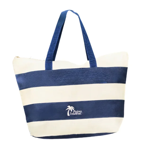 Bolso Playero en tela 600 a rayas - Imagen 2