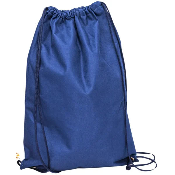 Mochila con cordón ajustable en tela impermeable - Imagen 2